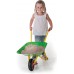 Дитяча тачка садова Rolly Toys із металевим кузовом, жовто-зелена (271801) title=