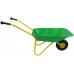 Дитяча тачка садова Rolly Toys із металевим кузовом, жовто-зелена (271801) title=