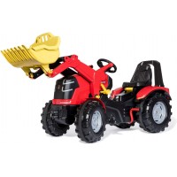 Трактор на педалях Rolly Toys rollyX-Trac Premium с ковшом, коробкой передач и тормозом (651016)