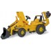 Детский трактор на педалях Rolly Toys rollyJunior CAT с погрузчиком и экскаватором (813001) title=