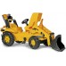 Детский трактор на педалях Rolly Toys rollyJunior CAT с погрузчиком и экскаватором (813001) title=