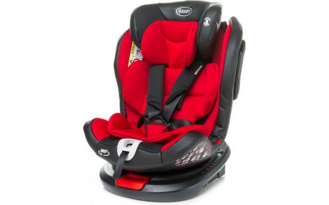 Автокресло 4Baby Roto-Fix 0-36 кг Красное (4RF05)