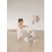 Коляска для куклы Smoby Toys Baby Nurse Розовая пудра. Прогулка с поворотными колесами (251218) title=