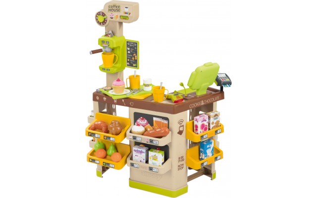 Ігровий набор Smoby Toys Кав'ярня зі сканером, звуком та світлом (350232)
