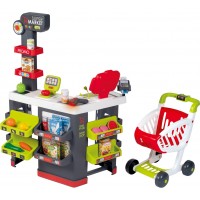 Ігровий набір Smoby Toys Супермаркет з електронною касою та візком (350234)