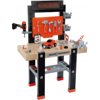 Ігровий набір Smoby Toys дитяча Майстерня Black+Decker, 92 акс.  (360727)