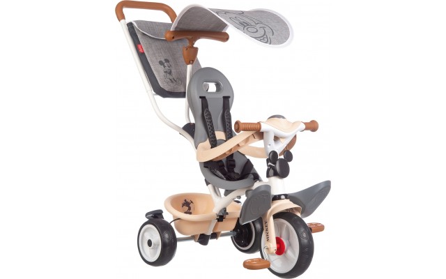 Дитячий триколісний велосипед Smoby Toys Міккі Маус, сірий (741402)