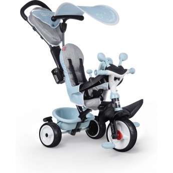 Детский трехколесный велосипед Smoby Toys Бэби Драйвер, голубовато-серый (741500)