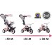 Дитячий триколісний велосипед Smoby Toys Бебі Драйвер Комфорт, рожевий (741501) title=
