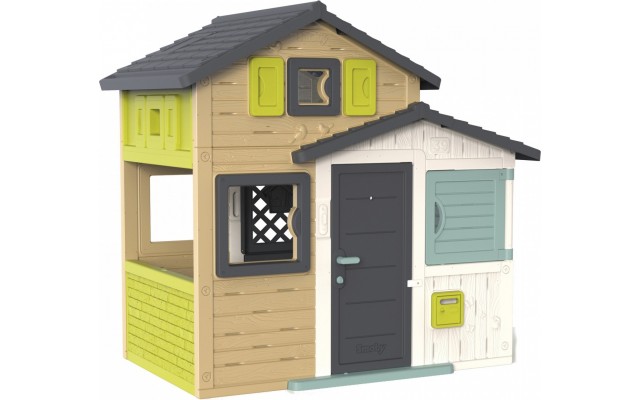 Игровой домик Smoby Toys Друзья Эво с почтовым ящиком и окнами (810204)