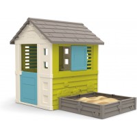 Игровой садовый дом Smoby Toys Garden House с песочницей или грядкой 2-в-1 (810728)