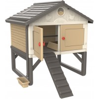 Игровой домик Smoby Toys Коттедж для курочек бежевый (890100)