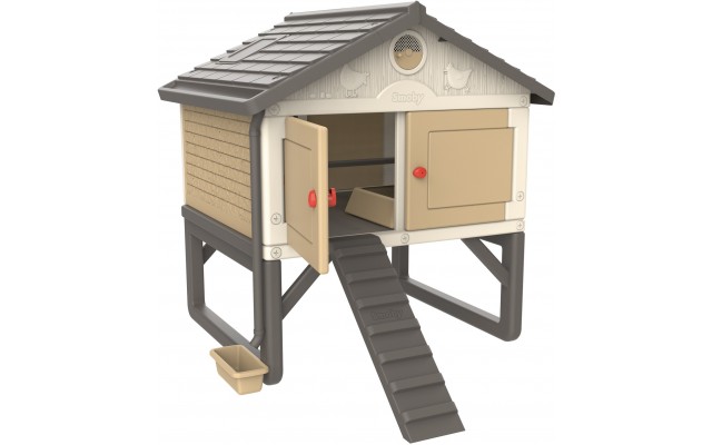 Игровой домик Smoby Toys Коттедж для курочек бежевый (890100)
