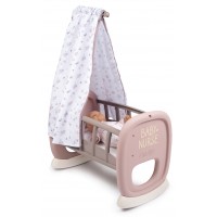 Игрушечная колыбель Smoby Baby Nurse Для пупса, с балдахином и аксес. (220373)