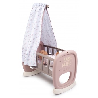Іграшкова колиска Smoby Baby Nurse Для пупса, з балдахіном і аксес. (220373)