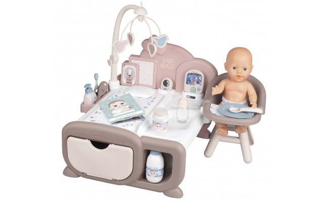 Ігровий набір Smoby Baby Nurse Дитяча кімната з пупсом і аксеc. (220375)