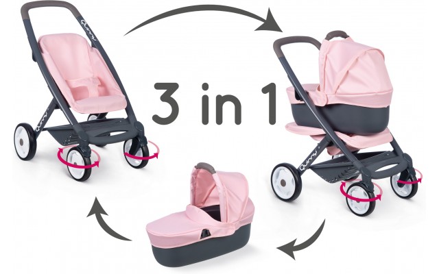 Коляска для куклы Smoby Maxi-Cosi & Quinny 3 в 1 Софт (253117)