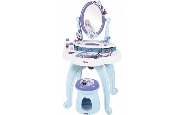 Детский игровой набор Smoby Toys Столик с зеркалом Фроузен Парикмахерская 2 в 1 (320244)