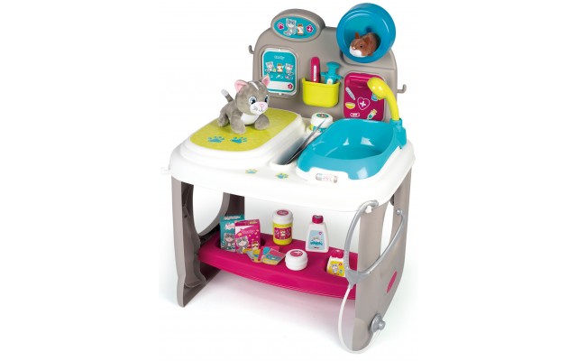 Игровой набор Smoby Ветеринарная клиника, 2 игрушки и аксес. (340404)