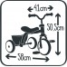 Дитячий велосипед Smoby Роккі, металевий з багажником (742000) title=