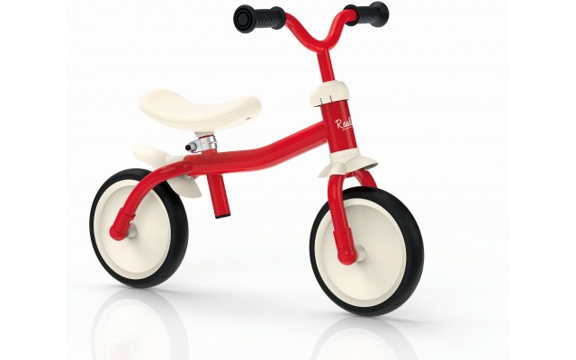 Дитячий металевий біговел Smoby Роккі, червоний двоколісний (770400)
