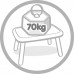 Детский стол Smoby, салатовый-беж (880406) title=