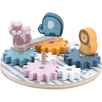 Игровой набор Viga Toys PolarB Шестеренки со зверятами (44006)