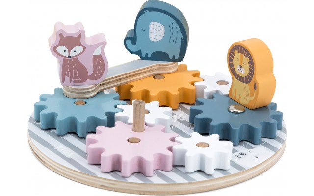 Ігровий набір Viga Toys PolarB Шестерні зі звірятами (44006)