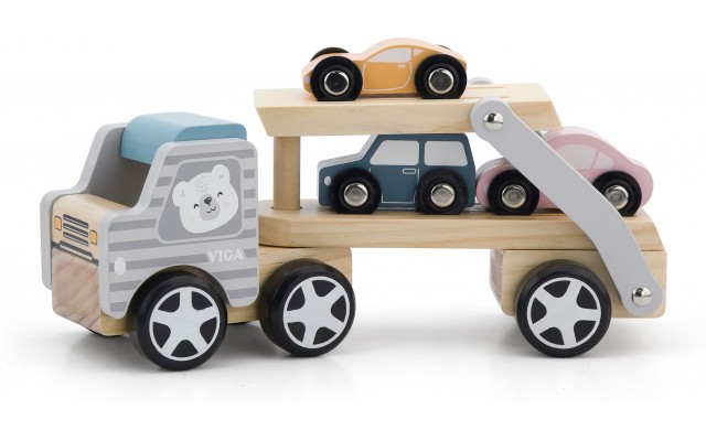 Дерев'яна машинка Viga Toys PolarB Автовоз (44014)