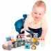 Іграшка потяг-пірамідка Viga Toys PolarB Звірята (44015) title=