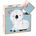 Детские кубики-пазл Зверята Viga Toys PolarB из дерева (44024) title=