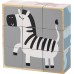 Детские кубики-пазл Зверята Viga Toys PolarB из дерева (44024) title=