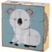 Детские кубики-пазл Зверята Viga Toys PolarB из дерева (44024) title=