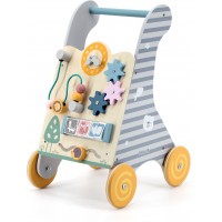 Дитячі ходунки-каталка Viga Toys PolarB з бізібордом (44028)