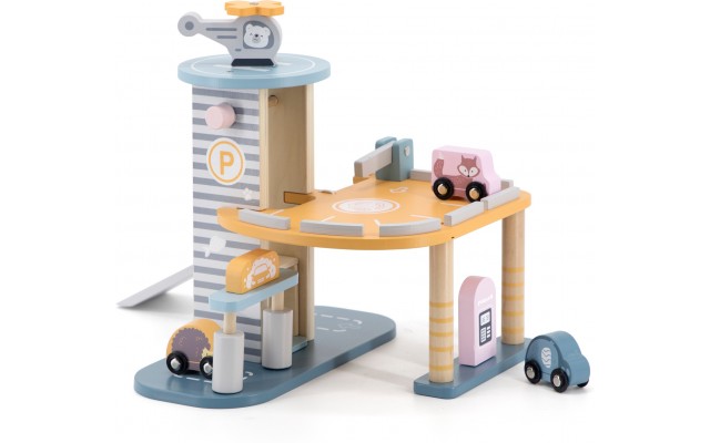 Игровой набор Паркинг Viga Toys PolarB из дерева (44029)