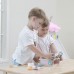 Игровой набор Viga Toys PolarB Детская плита с посудой и грилем, складная, деревянная (44032) title=