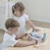 Игровой набор Viga Toys PolarB Детская плита с посудой и грилем, складная, деревянная (44032) title=