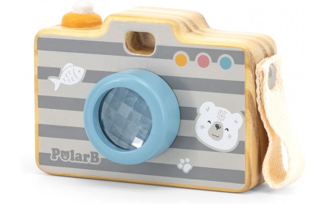Дерев'яна іграшка Viga Toys PolarB Фотоапарат з калейдоскопом (44034)