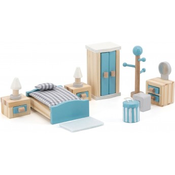 Деревянная мебель для кукол Viga Toys PolarB Спальня (44035)