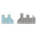Деревянный конструктор Viga Toys PolarB Город, 56 эл. (44040) title=