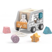 Деревянный сортер-каталка Viga Toys PolarB Грузовичок (44041)