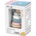 Игрушка пирамидка Viga Toys PolarB Собачка неваляшка из дерева (44042) title=