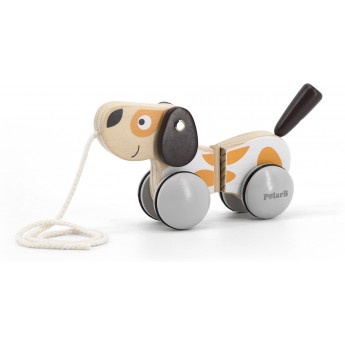 Іграшка каталка Viga Toys PolarB Собачка на мотузку (44043)