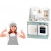 Детская кухня из дерева Viga Toys PolarB зеленая, с аксессуарами (44048) title=