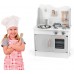Детская кухня из дерева Viga Toys PolarB с аксессуарами, серая (44049) title=