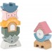 Іграшка пірамідка-балансир Viga Toys PolarB Дерев'яна вежа (44070) title=