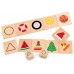 Деревянный пазл-игра Viga Toys Изучаем формы (44506) title=