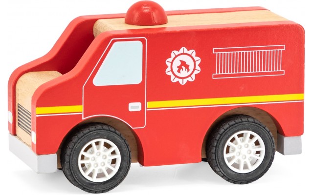 Дерев'яна іграшка Viga Toys Пожежна машинка (44512)