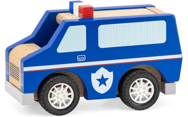 Дерев'яна іграшка Viga Toys Поліцейська машинка (44513)