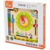 Навчальний дитячий календар з дерева Viga Toys з годинником, англійською мовою (44538) title=